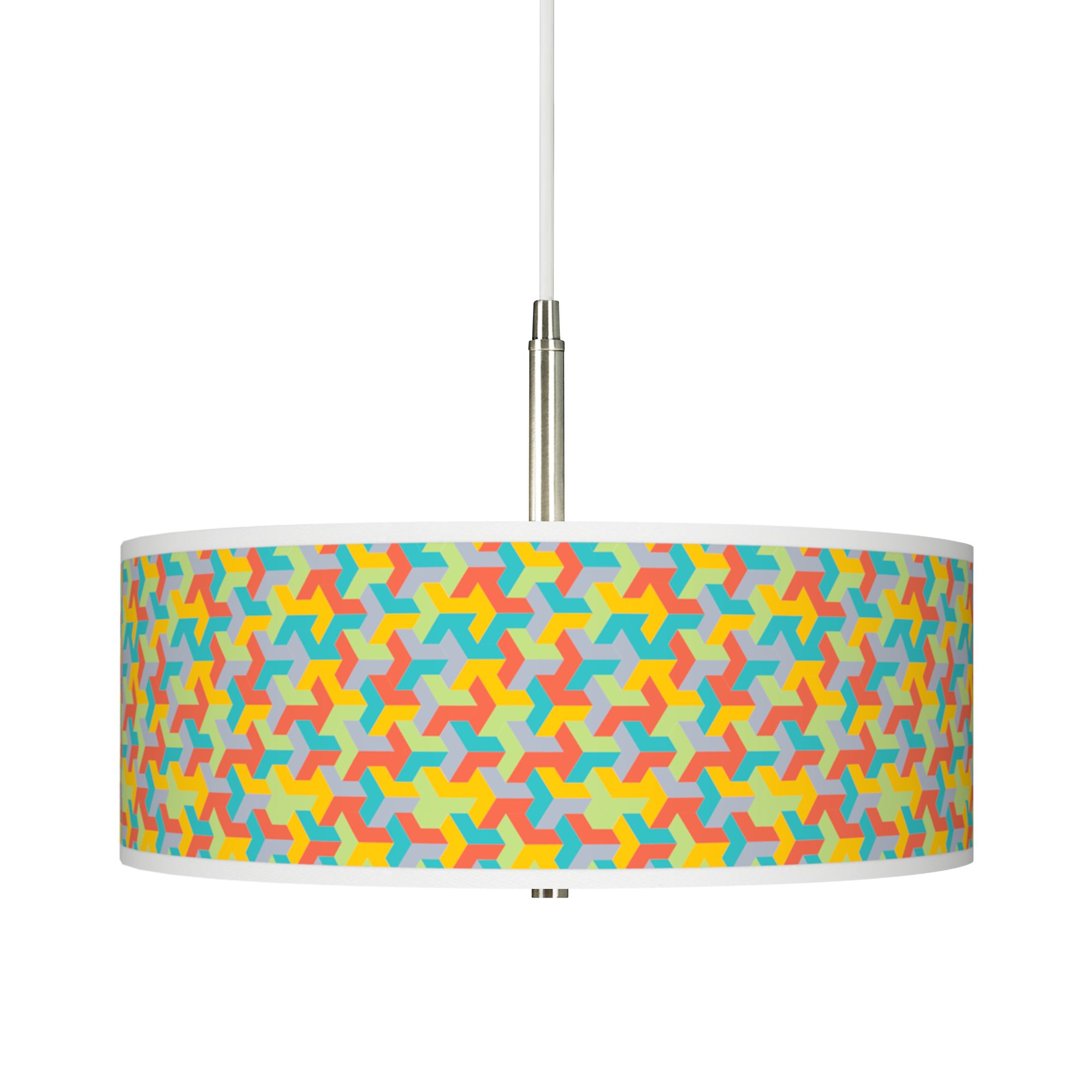 Color Sprint Giclee Pendant Chandelier