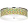 Color Sprint Giclee Nickel 20 1/4" Wide Ceiling Light