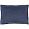 Surya Cotton Velvet Light Navy 19" x 13" Decorative Pillow