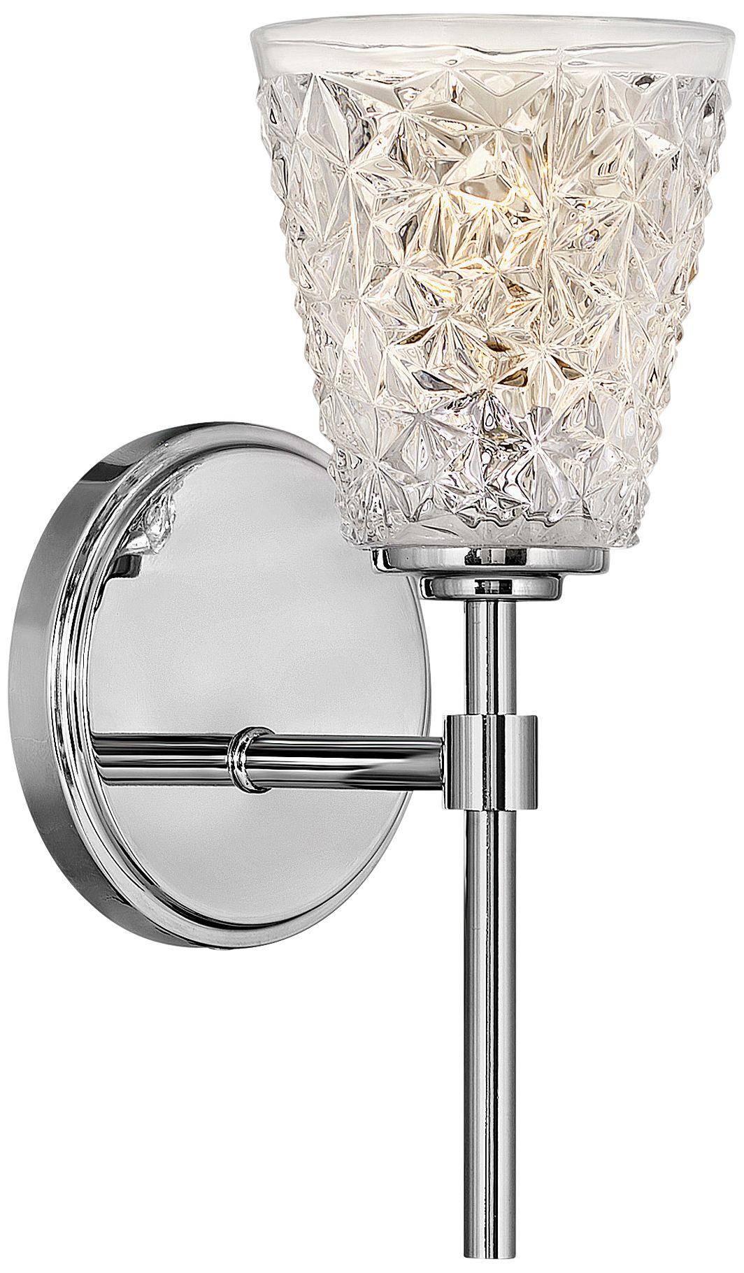 Hinkley Amabelle 12 1/2" High Chrome Wall Sconce