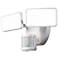 White  Motion Sensor 8 1/2" Wide Adjustable 2-Head LED Security Light
