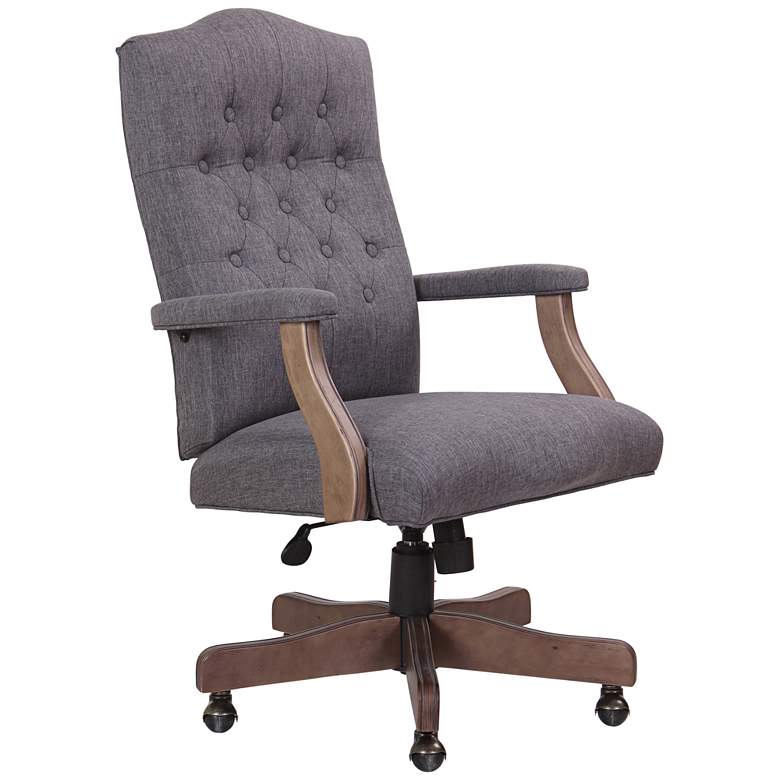 Image 2 Boss Slate Gray Swivel Adjustable Executive Office Chair