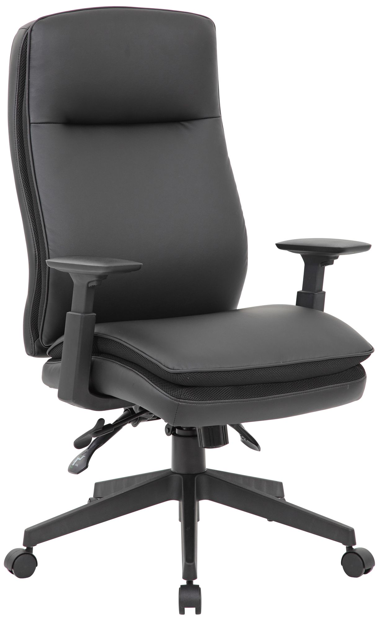 Boss Black High-Back Adjustable Executive Office Chair