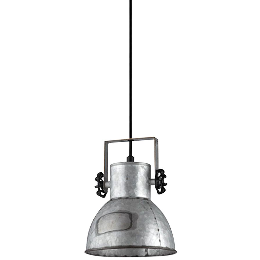 Eglo Barnstaple 7" Wide Zinc and Black Mini Pendant Light