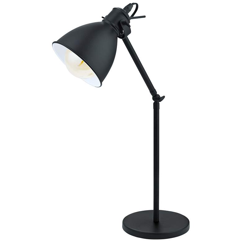 Image 2 Eglo Priddy Black Metal Adjustable Desk Lamp