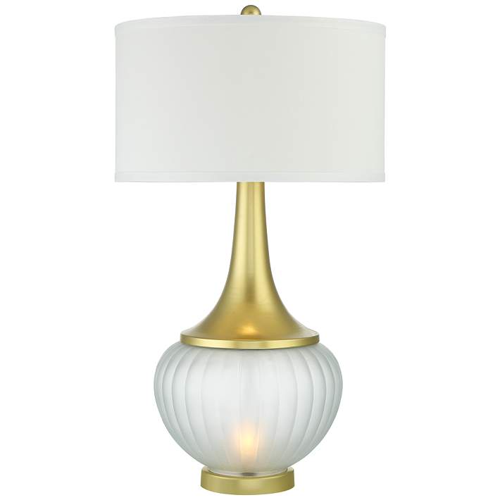 Courtney Gold And Glass Modern Luxe, Courtney 24 Table Lamp Set