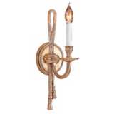 Rope/Tassel 15&quot; High Olde Brass Wall Sconce