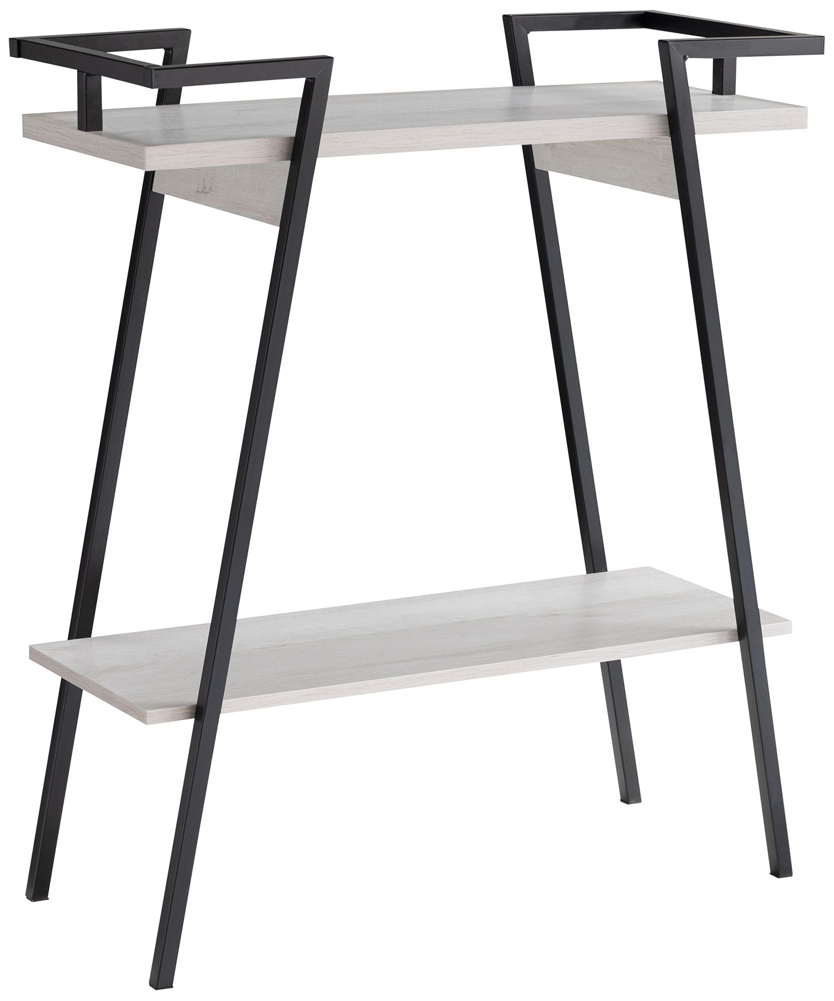 Tomfaul 31 1/4" Wide White Oak 1-Shelf Sofa Console Table