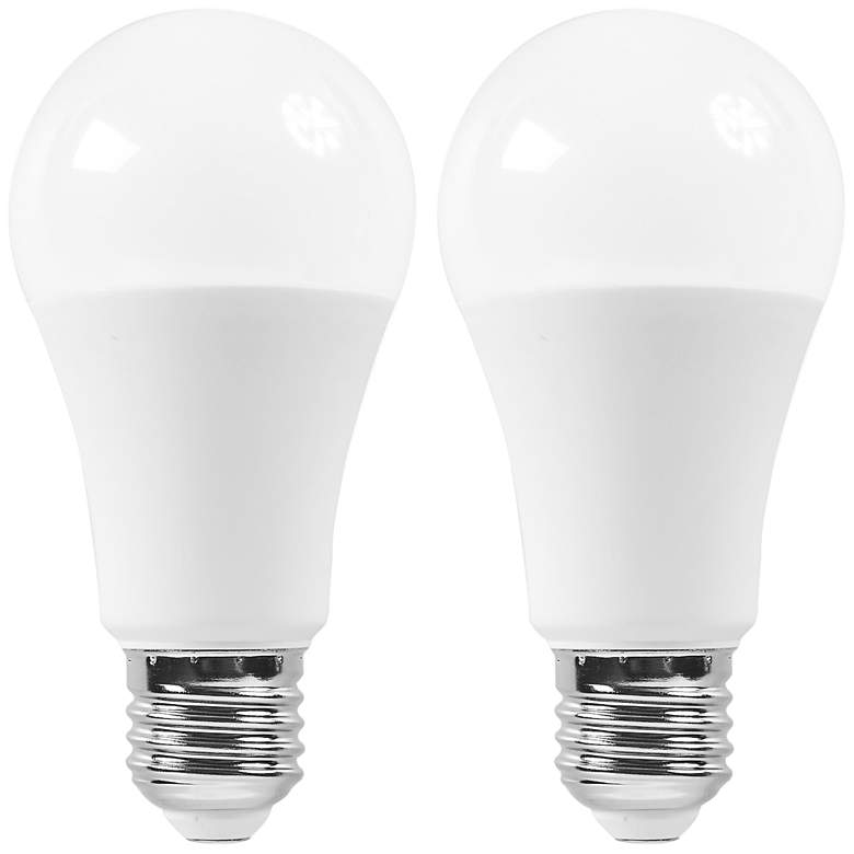 100W Equivalent Frosted 15W LED Non-Dimmable Standard 2-Pack