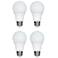 60W Equivalent Tesler 9W LED Dimmable Standard 4-Pack A Bulb