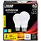 60W Equivalent Frosted 8.8W LED Dimmable A19 2-Pack
