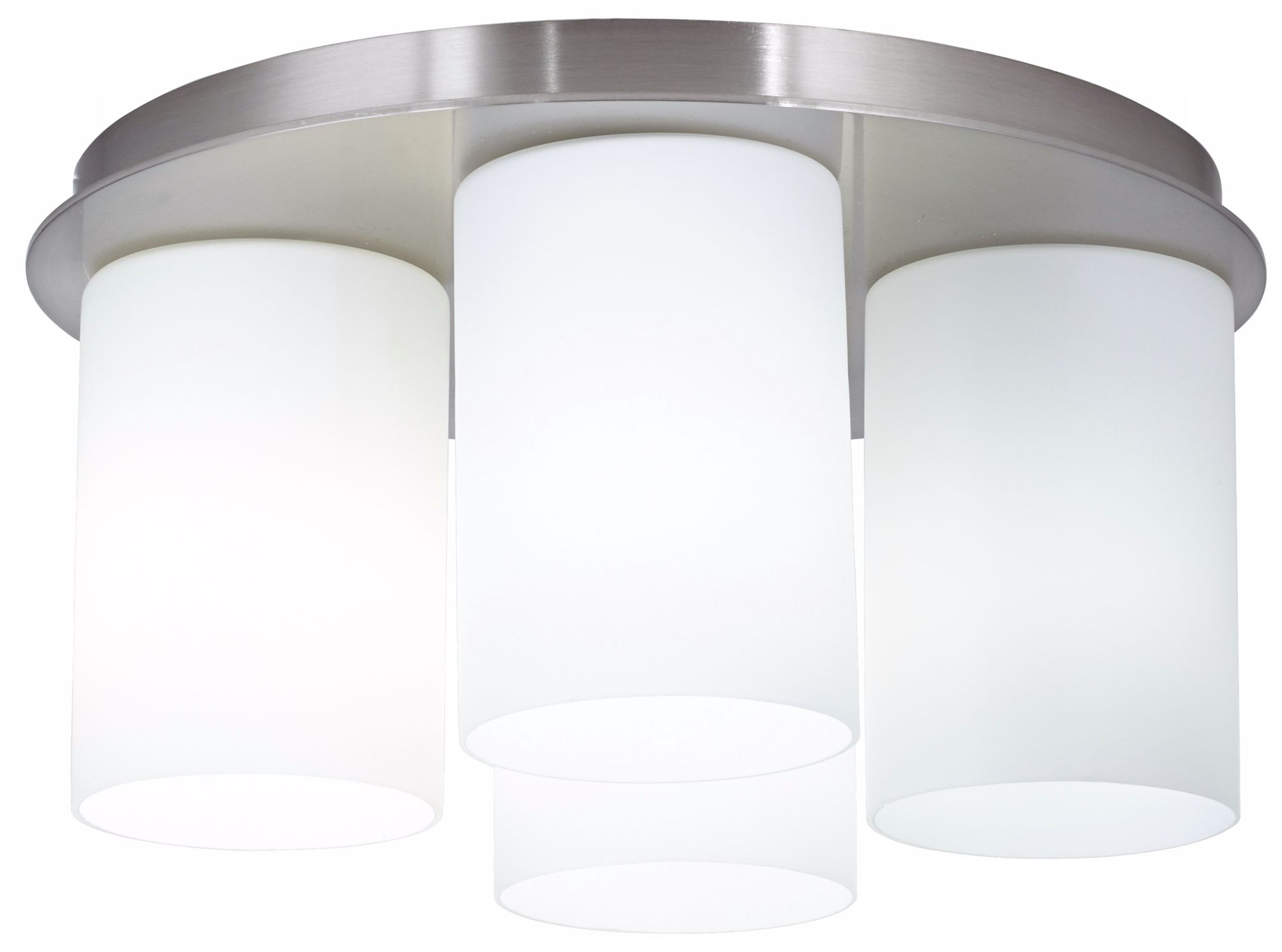 Drager 14 1/2" Wide Brushed Nickel 4-Light Ceiling Light