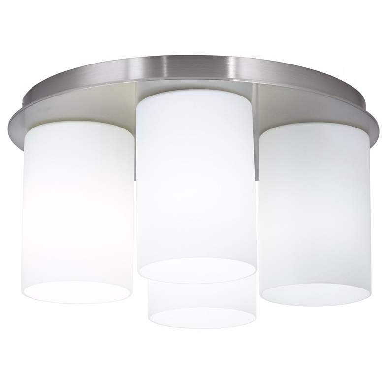 Drager 14 1/2&quot; Wide Brushed Nickel 4-Light Ceiling Light