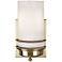 Zurich 17 1/2" High Antique Brass Double Band Wall Sconce