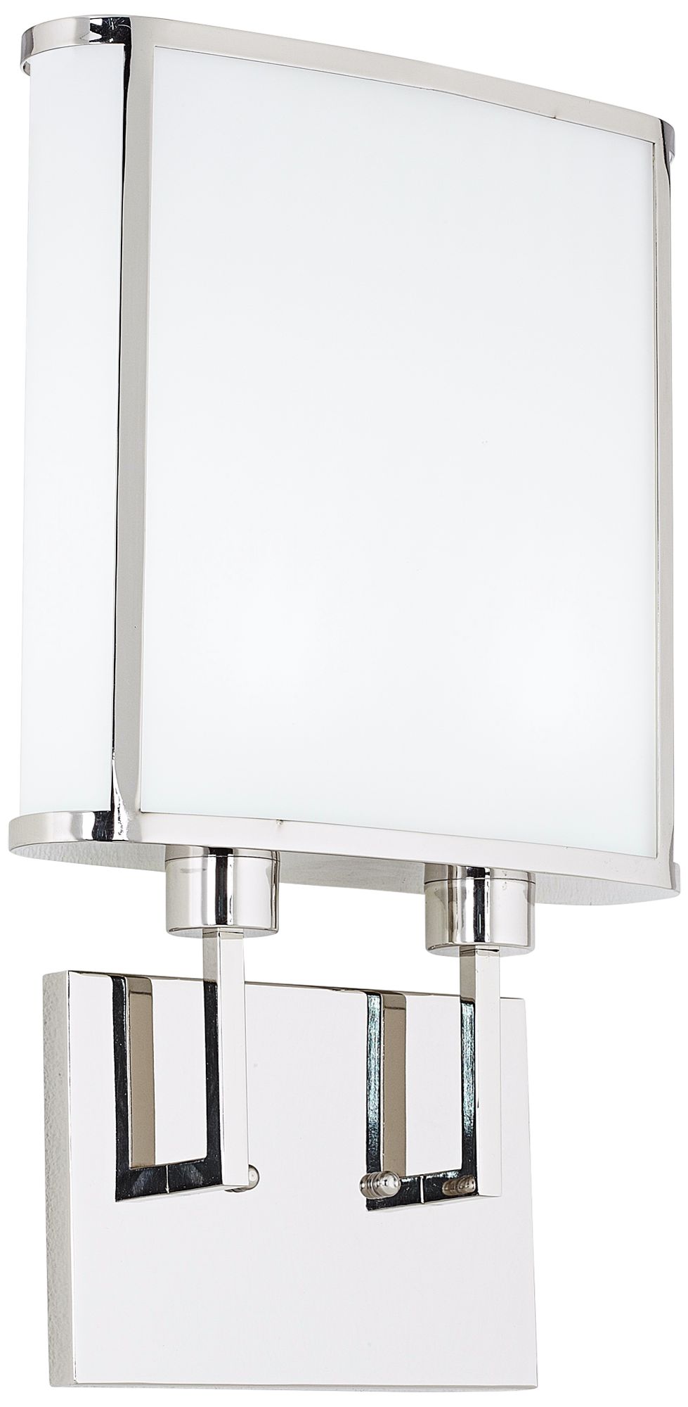 Eads 21" High Polished Chrome Metal Double Light Wall Sconce
