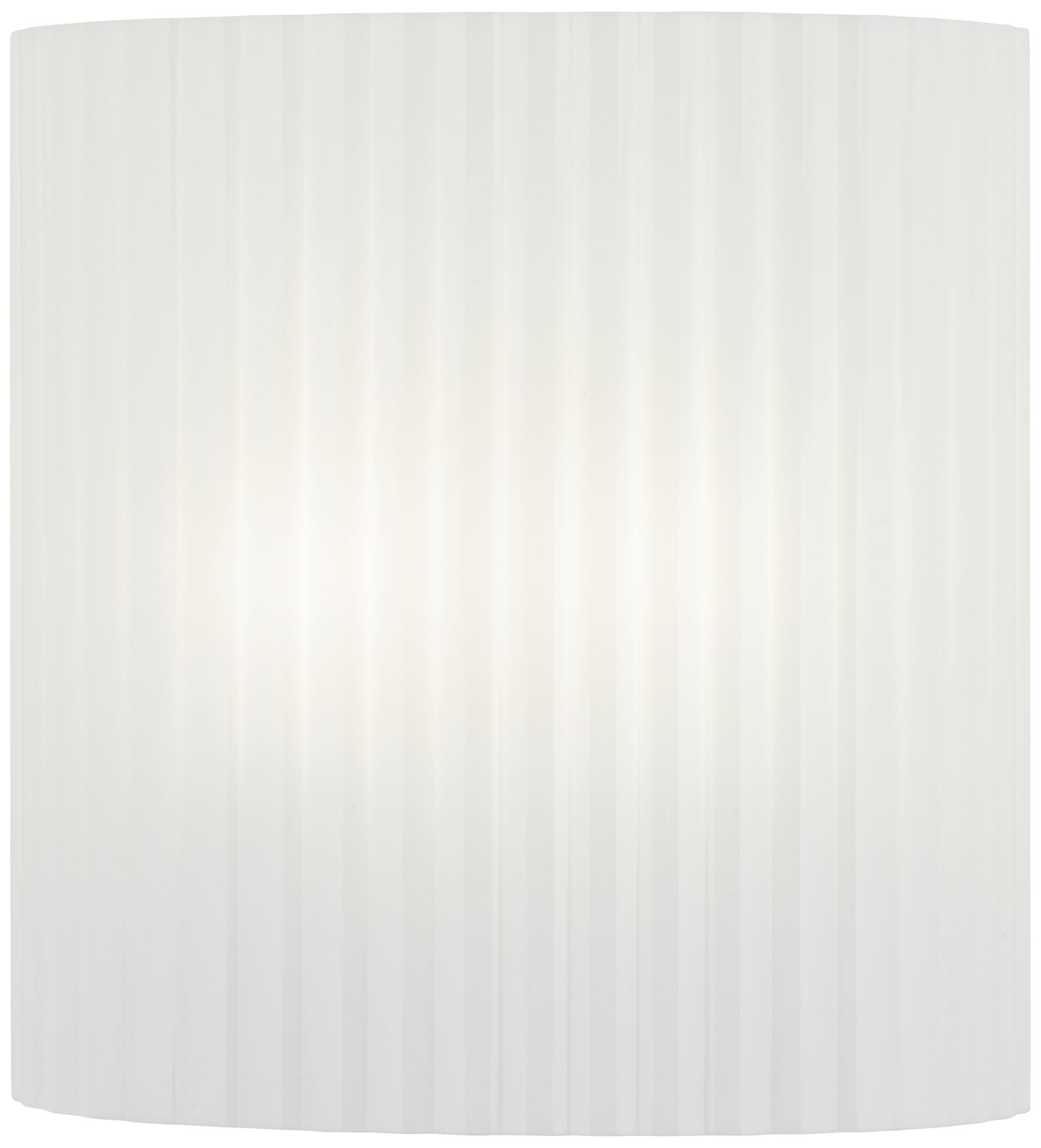 Clementine 10 1/2" High Striped White Acrylic Wall Sconce
