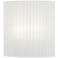 Clementine 10 1/2" High Striped White Acrylic Wall Sconce
