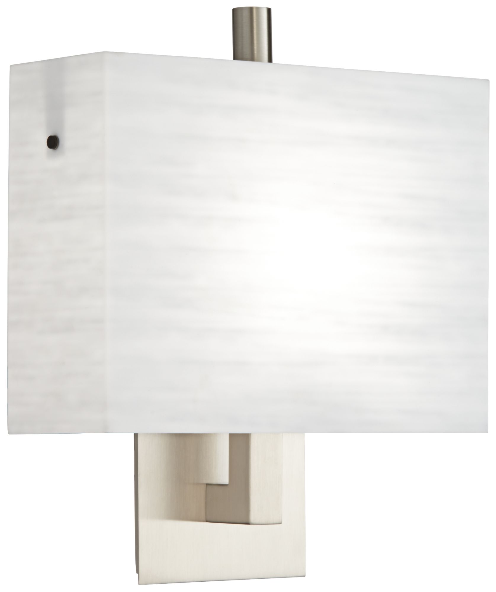 Trebeca 12 1/2" High Brushed Nickel Wall Sconce