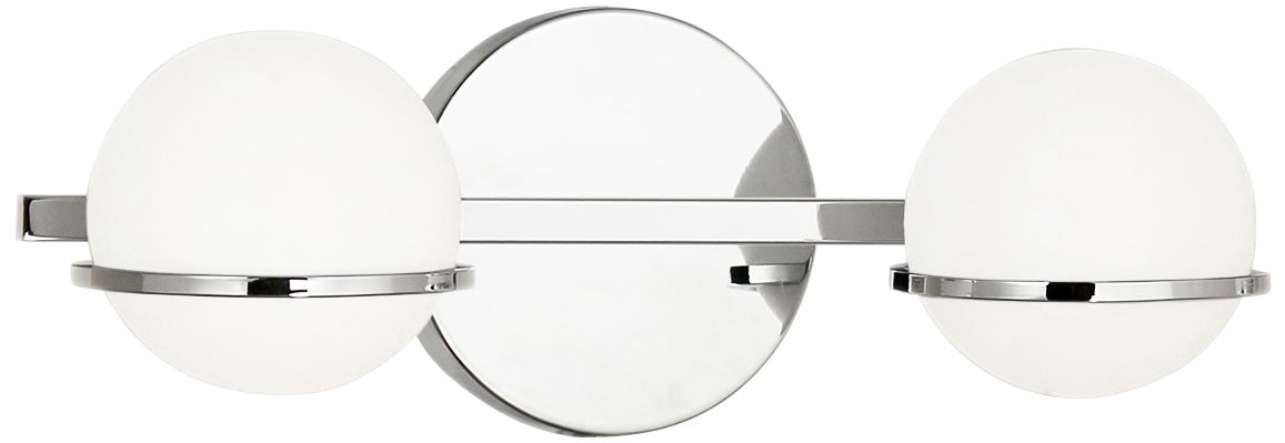 Fusion™ Centric 5" High Chrome 2-Light LED Wall Sconce