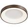 Acryluxe™ Sway 15" Wide Light Bronze LED Ceiling Light