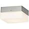Fusion™ Pixel 5" Wide Nickel Square LED Ceiling Light
