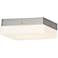 Fusion™ Pixel 9" Wide Nickel Square LED Ceiling Light