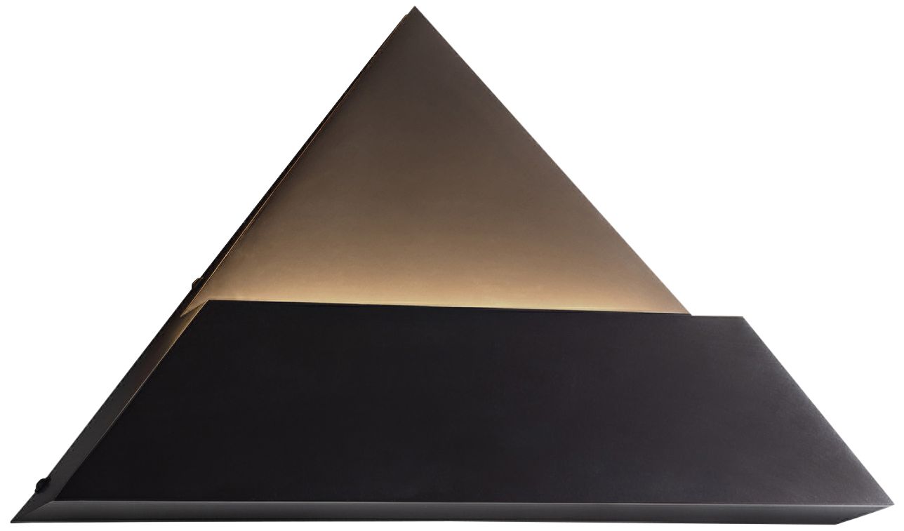 Justice Design Prism 9" High Matte Black LED Wall Sconce