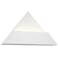 Justice Design Prism 9" High Matte White LED Wall Sconce
