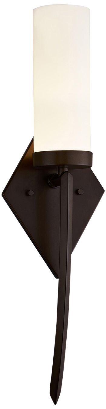 Fusion™ Pointe 20" High Dark Bronze LED Wall Sconce