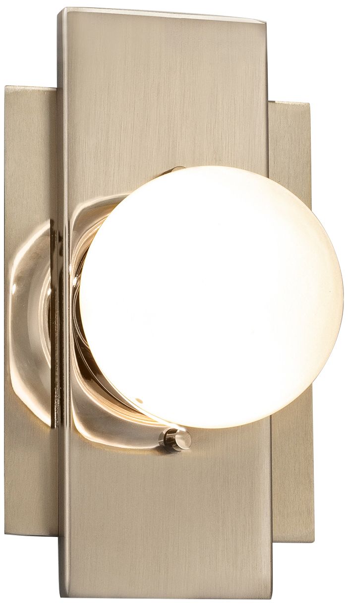 Fusion™ Luna 7 1/4" High Brushed Brass LED Wall Sconce