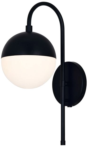 Fusion™ Ion 16" High Matte Black LED Wall Sconce