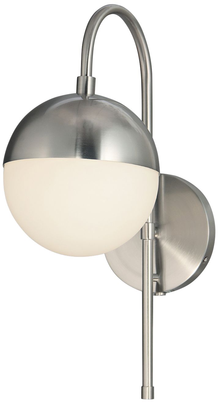 Fusion Ion 16" High Brushed Nickel LED Wall Sconce