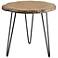 Uttermost Runay 22" Wide Wood and Metal Side Table