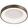 Acryluxe™ Sway 24" Wide Light Bronze LED Ceiling Light