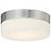 Fusion™ Pixel 5" Wide Nickel Round LED Ceiling Light