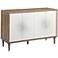 Uttermost Dani 48"W Natural and White 4-Door Accent Cabinet