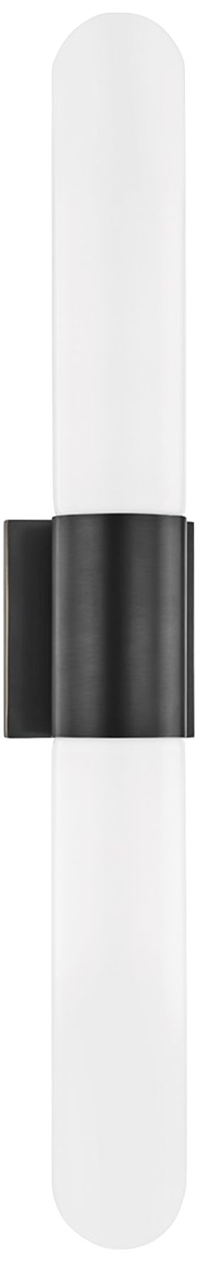 Hudson Valley Carlin 27"H Old Bronze 2-Light LED Wall Sconce