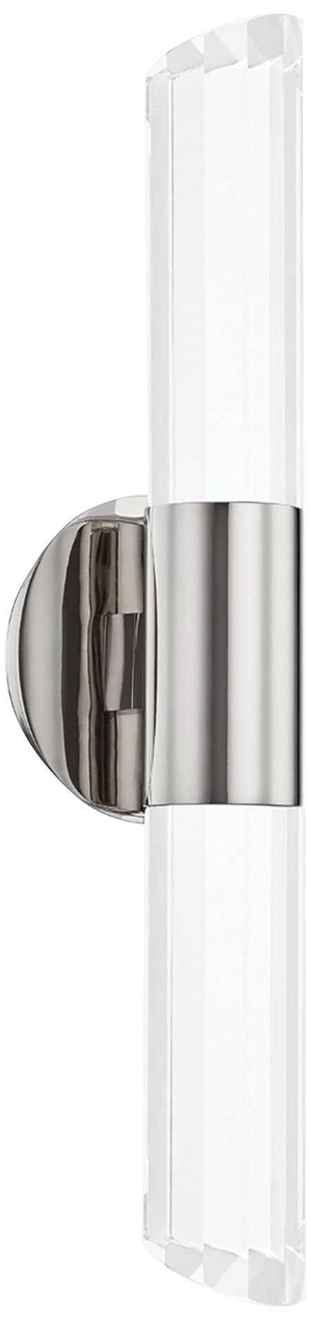 Hudson Valley Rowe 20 1/4"H Nickel 2-Light LED Wall Sconce