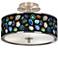 Agates and Gems II Giclee Glow 14" Wide Ceiling Light