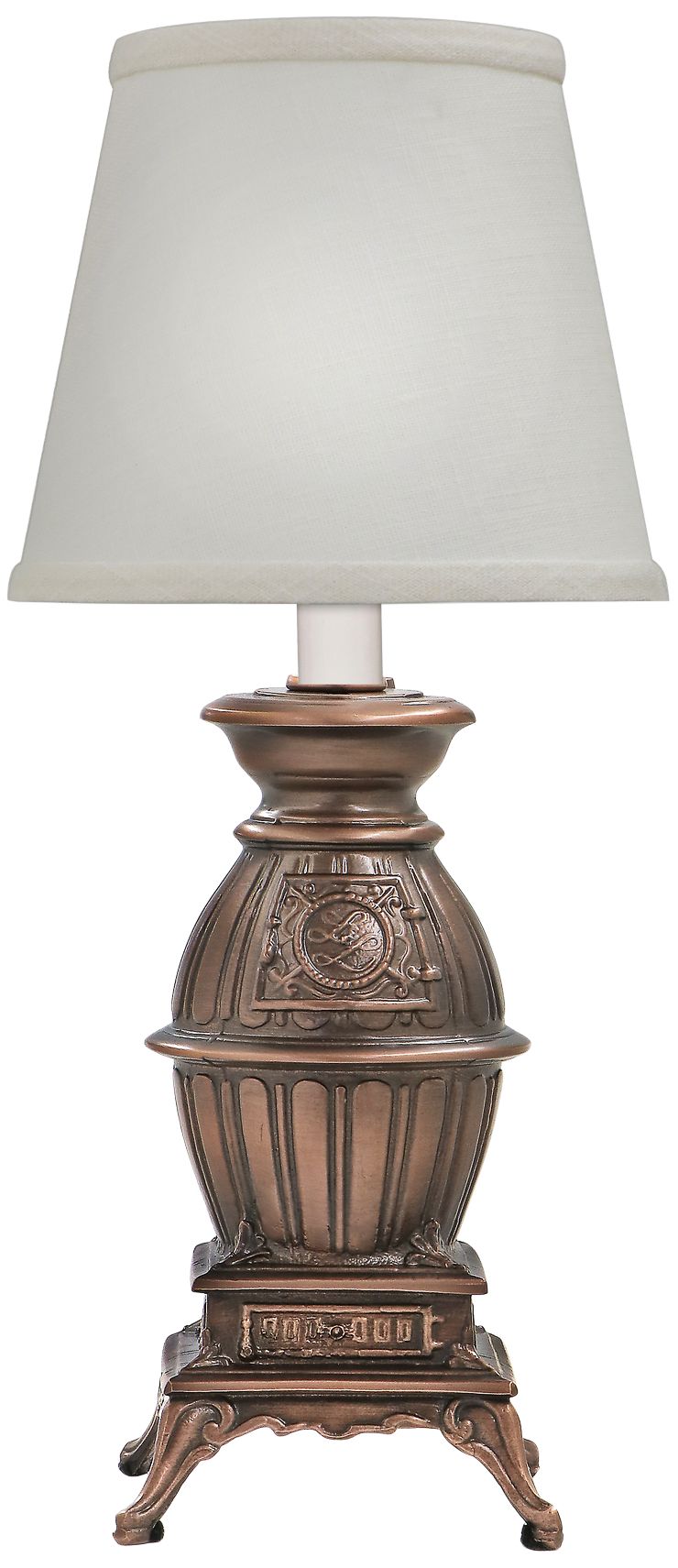 Stiffel Verna 14" High Antique Old Bronze Mini Accent Table Lamp 93G99 Lamps Plus