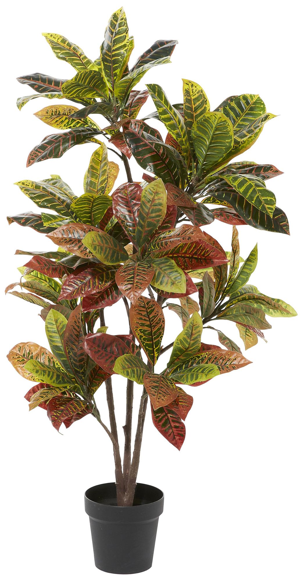 Green Faux Foliage Traditional Artificial Plant, 27" x 27" x 50"