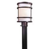 Bay View Collection 12 1/4&quot; High Bronze Post Mount Light