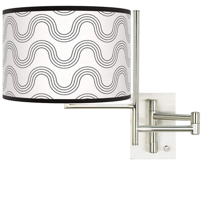 Image 1 Tempo Wave Plug-in Swing Arm Wall Lamp