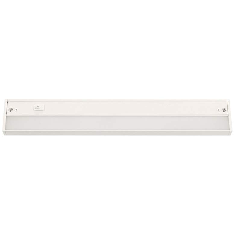 Image 1 Vera 14" Wide White Aluminum LED Under Cabinet Light