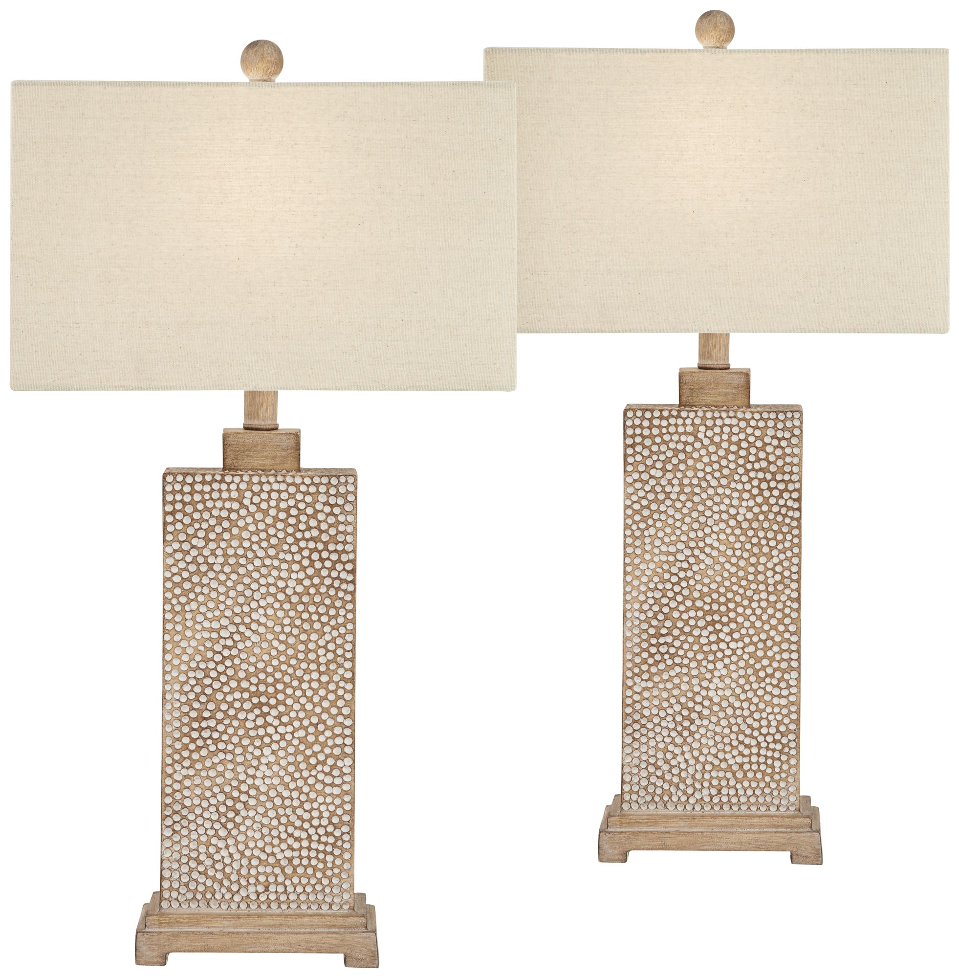 Caldwell Hammered Base Table Lamps Set of 2 94K54 Lamps Plus