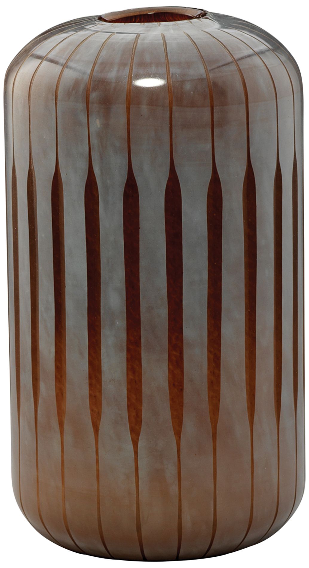 Jamie Young Hughes 12"H Midnight Blue Glass Decorative Vase