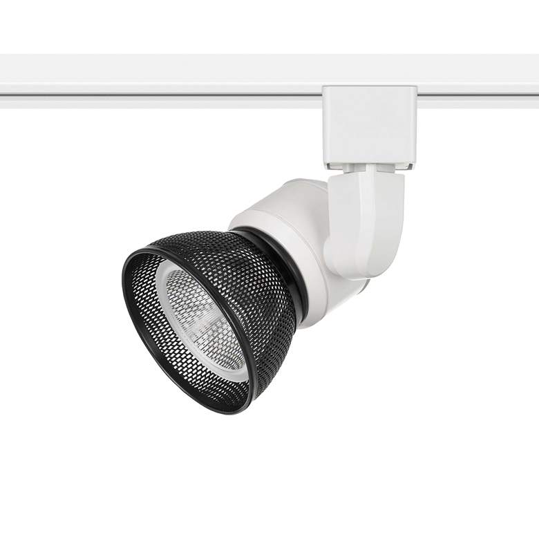 Image 1 Fresco White and Bronze Mesh LED Track Head for Halo Systems