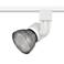 Fresco White and Steel Mesh LED Track Head for Halo Systems