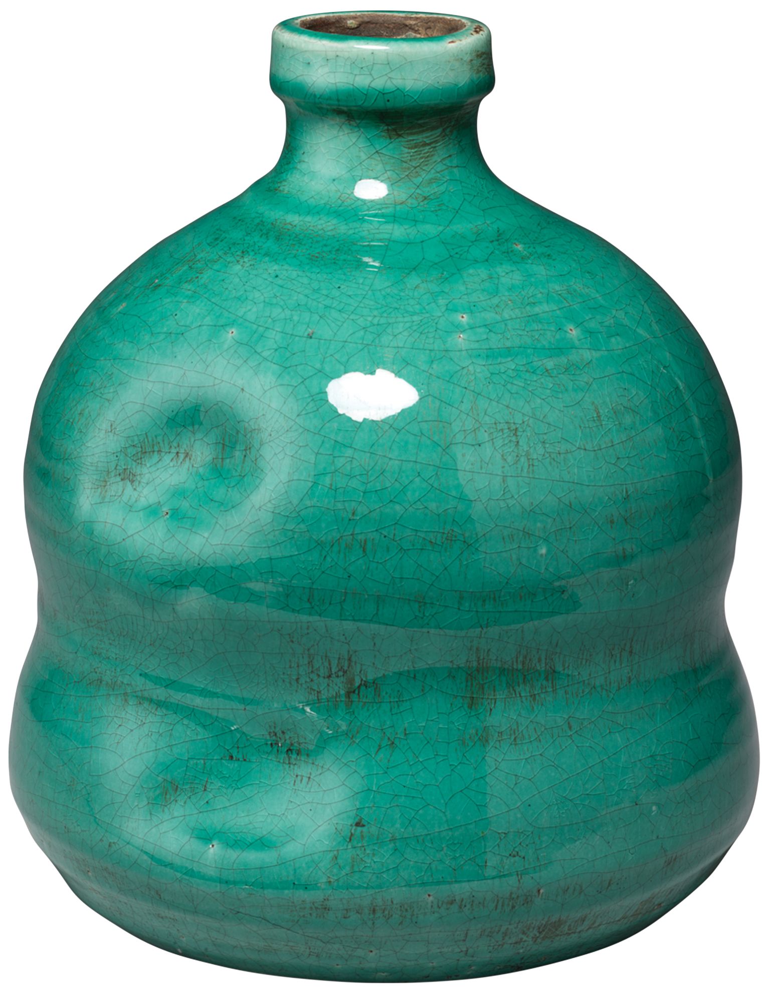Jamie Young Dimple Turquoise Ceramic Decorative Jug