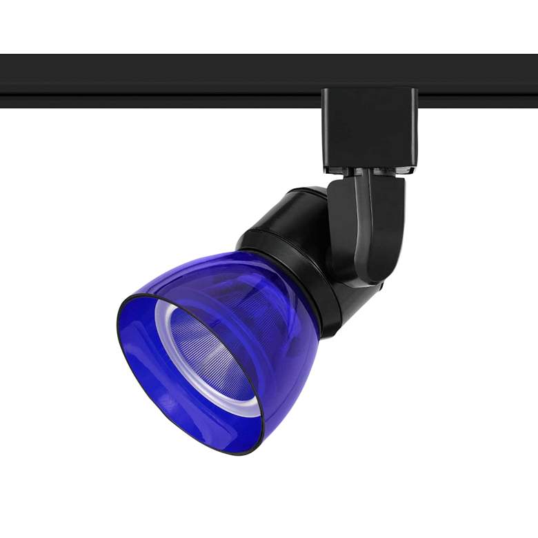 Grange Black and Clear Blue LED Track Head for Halo Systems